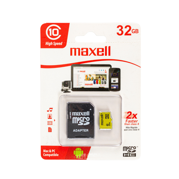 TARJETA MEMORIA MICRO SD 32 GB MAXELL