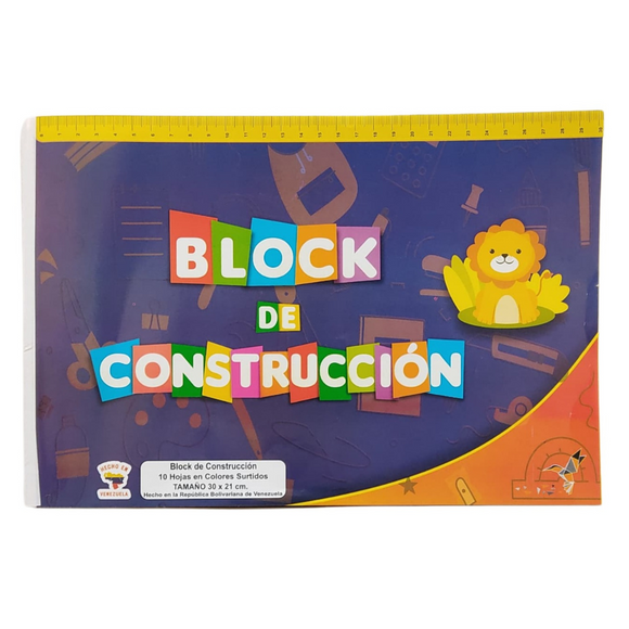 BLOCK CARTULINA CONSTRUCCION