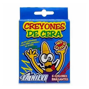 CREYON CERA 6 COLORES