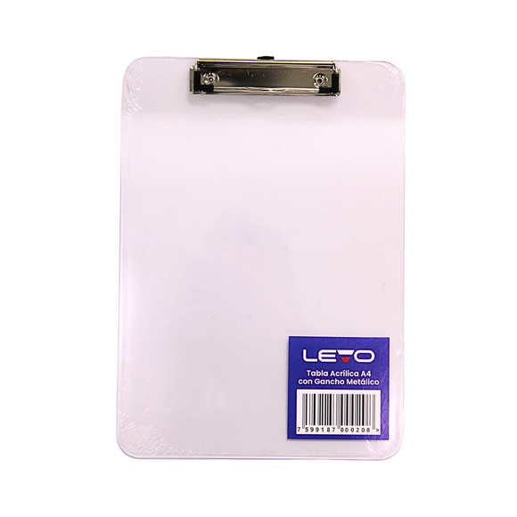 TABLA CHEQUEO ACRILICA LEVO