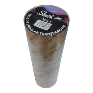 CINTA DE EMBALAR SHARK 35 METROS TRANSPARENTE
