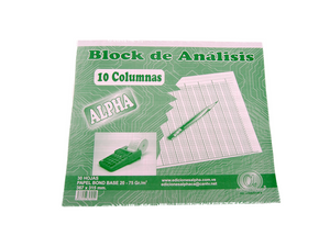 BLOCK DE ANALISIS 10 COLUMNAS